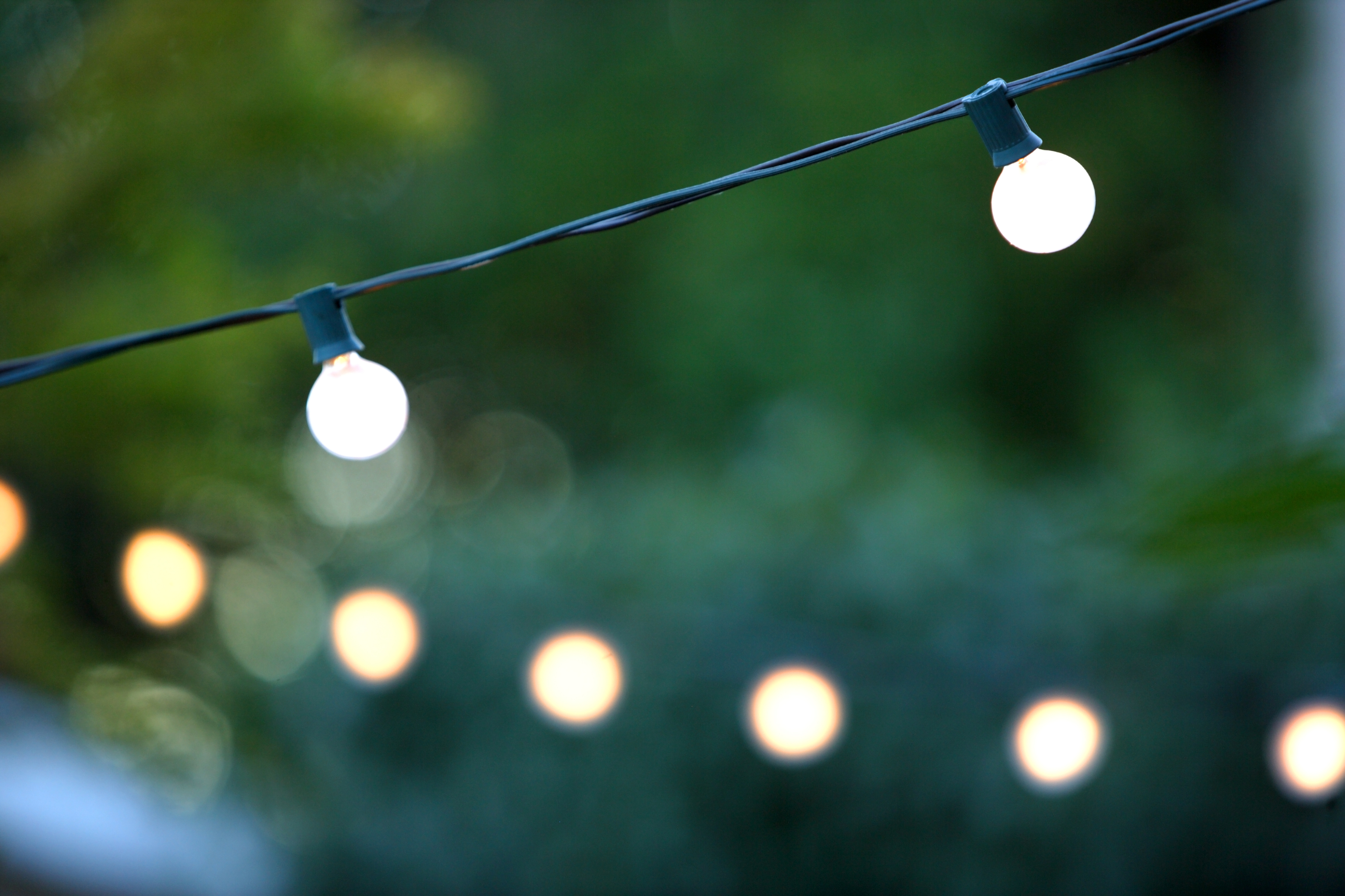 outdoor string lights