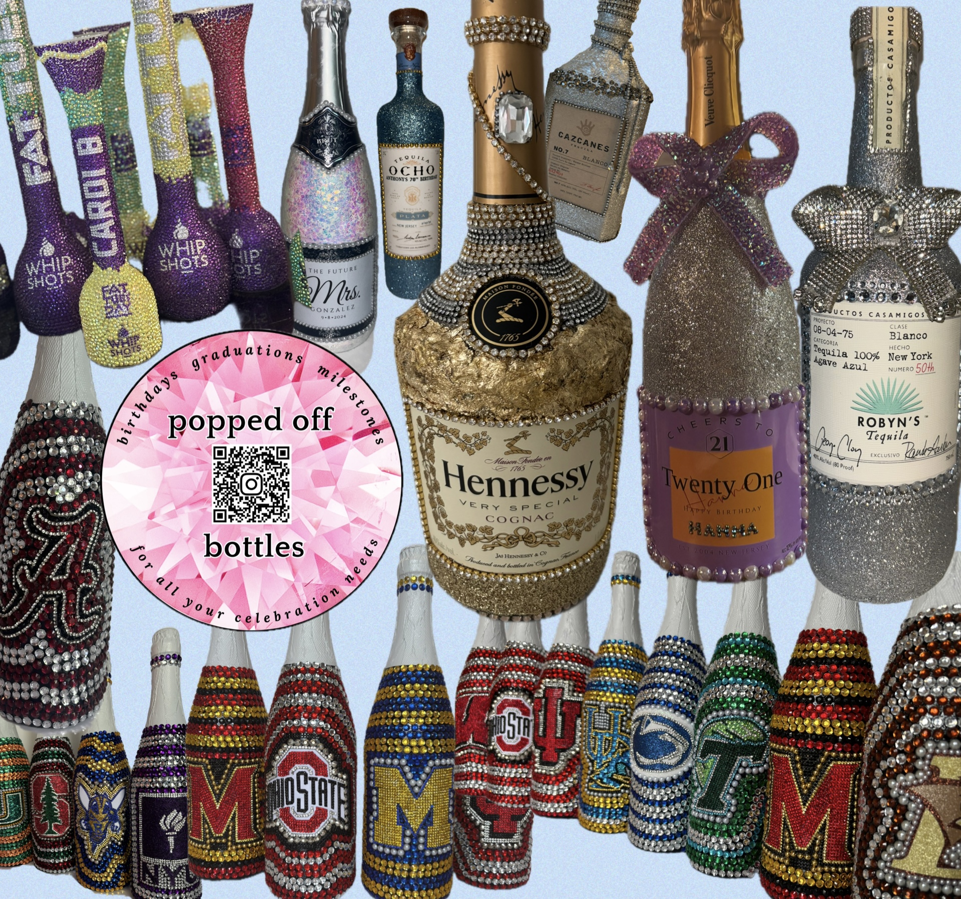 Popped Off Bottles Image